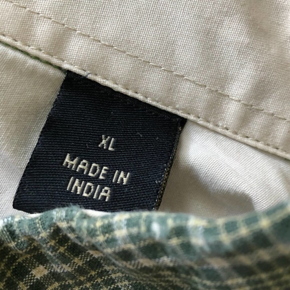 RedHead Plaid Shirt Button Down Green size XL - Picture 5 of 6